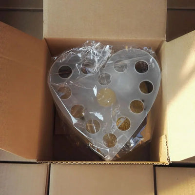 1Pc Nail Polish Brush Pen Holder Heart-shaped UV Gel Painting Pen Display Organizer Manicre Acrylic Nail Art  Accesories