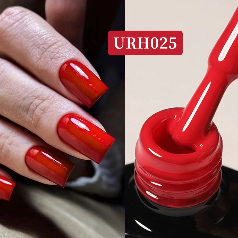 UR SUGAR 7ml Nude Pink Color Nail Gel Polish Semi Permanent Soak Off UV DIY Nail Art Gel Long Lasting Design Manicure Supplies