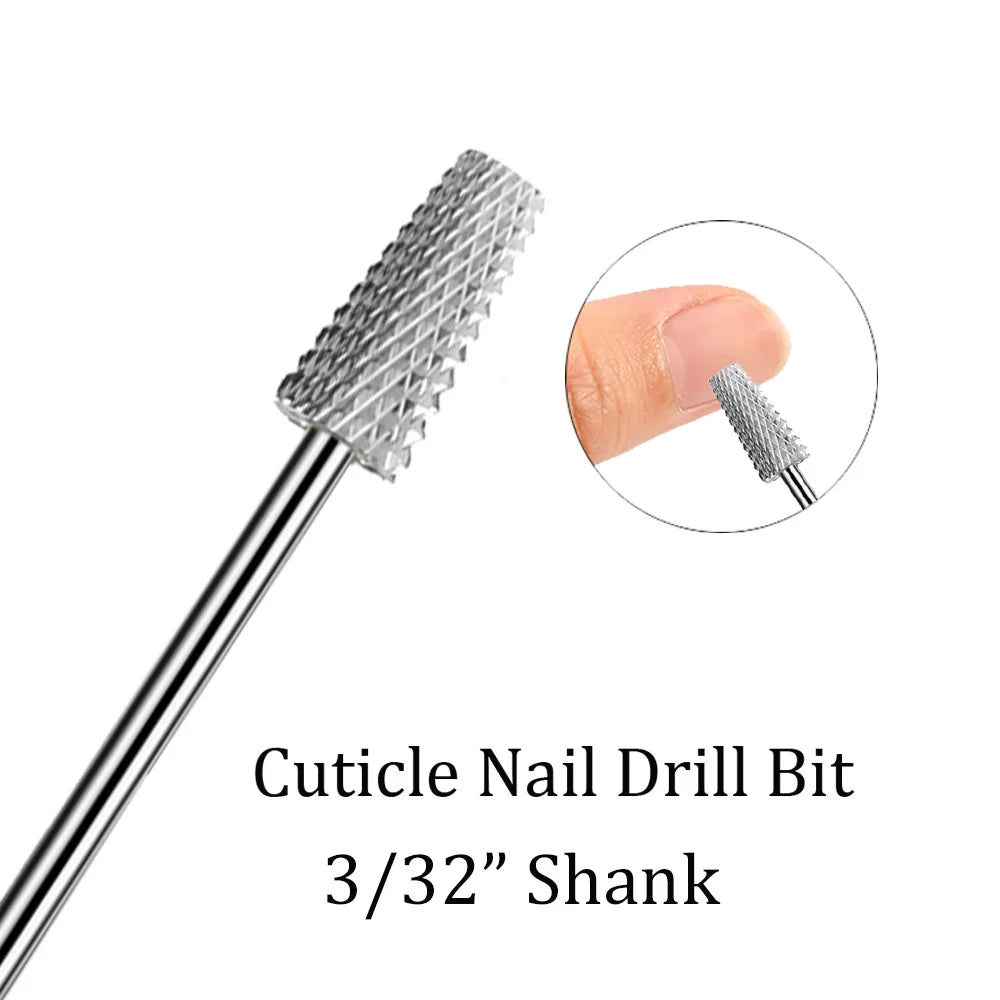 1pc Tungsten Carbide Nail Drill Bit Cutter For Manicure Machine Carbide Electric Nail Drill Milling Cutter For Nail Accessories