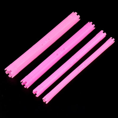 30pcs/set 16.5cm Length Hollow Cold Perm Rods with Rubberbands Extra Long Curler Bars Heatless Rollers Hairdresser Tools 1903