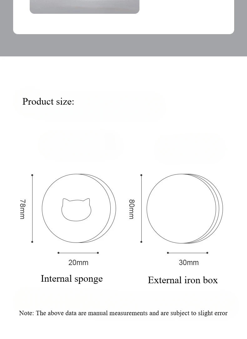 1 Piece Makeup Brush Cleaner Sponges Cosmetic Brush Drying Wash Eyeshadow Color Removal Portable Cleaning Case