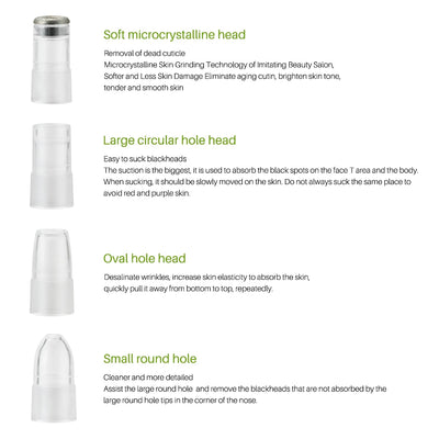 Home Use Blackhead Acne Removal Beauty Device Microdermabrasion Diamond Peeling Vacuum Machine Facial Skin Care Scar Faded Set