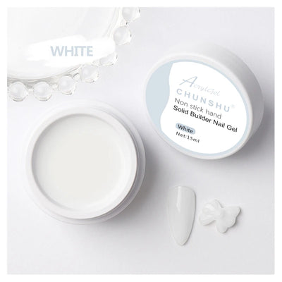CHUNSHU Solid Jelly Extension Nail Gel Polish 15g Poly Builder Construction Gel For Nails Extend Semi Permanent UV White Varnish