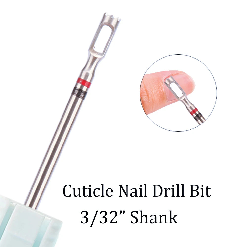 1pc Tungsten Carbide Nail Drill Bit Cutter For Manicure Machine Carbide Electric Nail Drill Milling Cutter For Nail Accessories