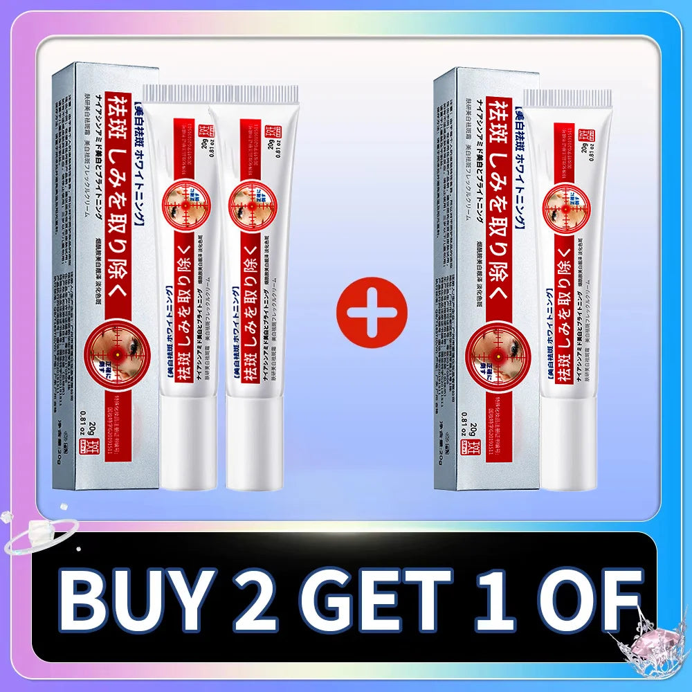 Mild niacinamide whitening and blemish cream, lightens melanin dull pigment, moisturizes skin care