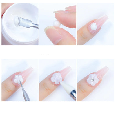 CHUNSHU Solid Jelly Extension Nail Gel Polish 15g Poly Builder Construction Gel For Nails Extend Semi Permanent UV White Varnish