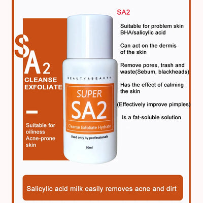 AS1 SA2 AO3 30ml High Concentrated Solution Liquid For  Dermabrasion Beauty Machine Kit of 3 Serums Skin Deep Cleaning Skin Care