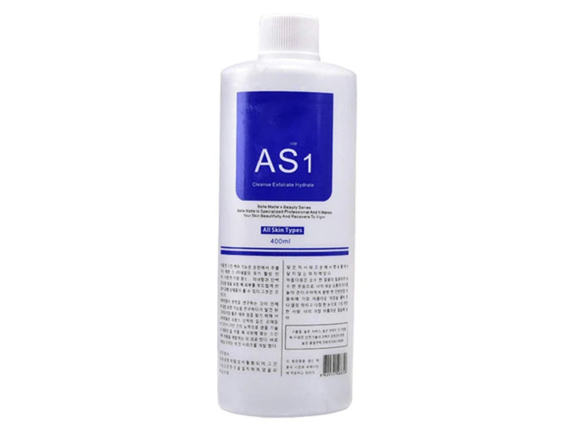AS1 SA2 AO3 Small Bubble Aqua Peeling Solution 400ml Hydrogen Oxygen Dermabrasion Facial Cleaning Blackhead Export Liquid Beauty