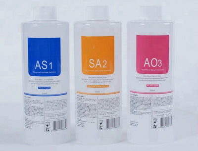 AS1 SA2 AO3 Small Bubble Aqua Peeling Solution 400ml Hydrogen Oxygen Dermabrasion Facial Cleaning Blackhead Export Liquid Beauty