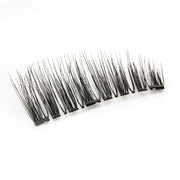 Three Magnet False Eyelashes Handmade Naturally Realistic Quick Paste Reuse 3D Magnetic False Eyelashes